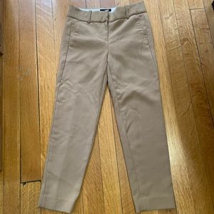 J. Crew Beige Slim Crop Cameron Pant 0P